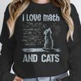 I Love Math And Cats Cat Lover Science Teacher Student Women Crewneck Sweatshirt, Science Teacher Gifts, funny design I Love Math And Cats Cat Lover Science Teacher Student Women Crewneck Sweatshirt, Science Teacher Gifts, funny design