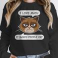 I Love Math It Makes People Cry Math Teacher Women Crewneck Sweatshirt, funny design I Love Math It Makes People Cry Math Teacher Women Crewneck Sweatshirt, funny design