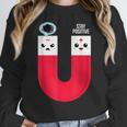 Magnet Science Pun T-Shirt For Geeks Science Teachers Women Crewneck Sweatshirt, Science Teacher Gifts, funny design
