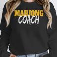 Mahjong Coach Coaching Trainer Teacher Women Crewneck Sweatshirt, funny design