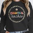 Master Teacher Appreciation Week Back To School Women Crewneck Sweatshirt, funny design Master Teacher Appreciation Week Back To School Women Crewneck Sweatshirt, funny design