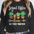 Matching Teacher Back To School School Office Crew Cactus Team School Office Squad Women Crewneck Sweatshirt, funny design Matching Teacher Back To School School Office Crew Cactus Team School Office Squad Women Crewneck Sweatshirt, funny design