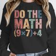 Do The Math 67 Meme Six Seven Teacher Women Crewneck Sweatshirt, funny design