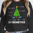 Math Geometry Christmas Tree Geometree Teacher Women Crewneck Sweatshirt, funny design Math Geometry Christmas Tree Geometree Teacher Women Crewneck Sweatshirt, funny design