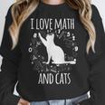 Math Nerd Math Teacher Cat Lover I Love Math And Cats Women Crewneck Sweatshirt, funny design Math Nerd Math Teacher Cat Lover I Love Math And Cats Women Crewneck Sweatshirt, funny design