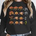 Math Number Thanksgiving Count Answer Pie Turkey Teacher Women Crewneck Sweatshirt, funny design Math Number Thanksgiving Count Answer Pie Turkey Teacher Women Crewneck Sweatshirt, funny design
