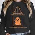 Math Statistics Normal Paranormal Distribution Teacher Women Crewneck Sweatshirt, funny design Math Statistics Normal Paranormal Distribution Teacher Women Crewneck Sweatshirt, funny design