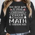 Math Teacher Christmas Mathematics Teacher Women Crewneck Sweatshirt, funny design Math Teacher Christmas Mathematics Teacher Women Crewneck Sweatshirt, funny design