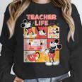 Mickey Mouse Teacher Life Women Crewneck Sweatshirt, funny design Mickey Mouse Teacher Life Women Crewneck Sweatshirt, funny design