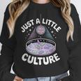 Microbiology Lab Love Culture Biology Teacher Lab Tech Women Crewneck Sweatshirt, funny design