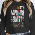 Music Teacher Music Math Language History Reading Science Women Crewneck Sweatshirt, History Teacher Gifts, Science Teacher Gifts, funny design Music Teacher Music Math Language History Reading Science Women Crewneck Sweatshirt, History Teacher Gifts, Science Teacher Gifts, funny design