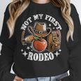 Not My First Rodeo Back To School Teacher Women Crewneck Sweatshirt, funny design Not My First Rodeo Back To School Teacher Women Crewneck Sweatshirt, funny design