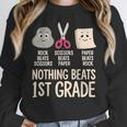 Nothing Beats 1st Grade Back To School Kids Teachers Women Crewneck Sweatshirt, funny design Nothing Beats 1st Grade Back To School Kids Teachers Women Crewneck Sweatshirt, funny design