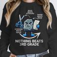 Nothing Beats 3rd Grade Back To School Kids Teachers Women Crewneck Sweatshirt, funny design