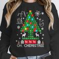 Oh Chemistree Scientist Chemical Christmas Xmas Teacher Women Crewneck Sweatshirt, funny design Oh Chemistree Scientist Chemical Christmas Xmas Teacher Women Crewneck Sweatshirt, funny design