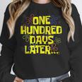 One Hundred Days Later 100th Day Of School Teacher Student Women Crewneck Sweatshirt, funny design One Hundred Days Later 100th Day Of School Teacher Student Women Crewneck Sweatshirt, funny design