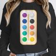 Paint Palette ArtSet Halloween Costume For Teachers Students For Men Women Kids Women Crewneck Sweatshirt, funny design Paint Palette ArtSet Halloween Costume For Teachers Students For Men Women Kids Women Crewneck Sweatshirt, funny design