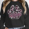 Panthers Paw Print Leopard Maroon Panther Pride Teacher Women Crewneck Sweatshirt, funny design Panthers Paw Print Leopard Maroon Panther Pride Teacher Women Crewneck Sweatshirt, funny design