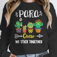 PARA Crew School Cactus Team PARA Teacher Squad For Men Women Kids Women Crewneck Sweatshirt, funny design
