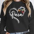 Para Heart Paraprofessional Teacher Paraeducator Women Crewneck Sweatshirt, funny design