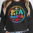 Parents Teacher Association Team Supporter PTA Squad For Men Women Girls Kids Women Crewneck Sweatshirt, funny design