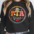 Parents Teacher Association Team Supporter PTA Treasurer For Men Women Girls Kids Women Crewneck Sweatshirt, funny design