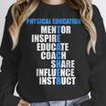 PE Physical Education Teacher For PE Teacher Women Crewneck Sweatshirt, Pe Teacher Gifts, funny design