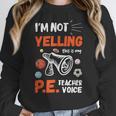 PE Teacher Voice PE Teacher School Fitness Class Women Crewneck Sweatshirt, Pe Teacher Gifts, funny design PE Teacher Voice PE Teacher School Fitness Class Women Crewneck Sweatshirt, Pe Teacher Gifts, funny design