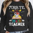 Pirate Math Teacher Skull Pirate Halloween Costume Women Crewneck Sweatshirt, funny design Pirate Math Teacher Skull Pirate Halloween Costume Women Crewneck Sweatshirt, funny design