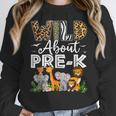Pre-k Teacher Kids Back To School Wild About Pre-k Women Crewneck Sweatshirt, funny design Pre-k Teacher Kids Back To School Wild About Pre-k Women Crewneck Sweatshirt, funny design