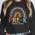 PreK Dream Team Leopard Rainbow Teacher Squad Back To School Women Crewneck Sweatshirt, funny design PreK Dream Team Leopard Rainbow Teacher Squad Back To School Women Crewneck Sweatshirt, funny design