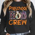 Preschool Boo Crew Preschool Halloween Teacher Women Crewneck Sweatshirt, funny design