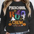 Preschool Boo Crew Teacher Student Halloween Costume Men Women Kids Women Crewneck Sweatshirt, funny design