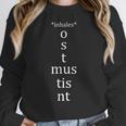 Present Active Conjugation Latin Teacher Latin Language Women Crewneck Sweatshirt, funny design