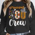Principal Boo Crew Ghost Halloween Teachers School Matching Women Crewneck Sweatshirt, funny design Principal Boo Crew Ghost Halloween Teachers School Matching Women Crewneck Sweatshirt, funny design