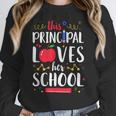 This Principal Loves Her School Teacher Appreciation Women Crewneck Sweatshirt, funny design This Principal Loves Her School Teacher Appreciation Women Crewneck Sweatshirt, funny design