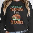 Psychology Teachers Love Brains Halloween For Psychologists Men Women Women Crewneck Sweatshirt, funny design Psychology Teachers Love Brains Halloween For Psychologists Men Women Women Crewneck Sweatshirt, funny design