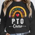 PTO Crew Parent School Volunteer Board Mom Parent Teacher Women Crewneck Sweatshirt, funny design PTO Crew Parent School Volunteer Board Mom Parent Teacher Women Crewneck Sweatshirt, funny design