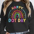 Rainbow Happy Dot Day Shirts Teacher Kids September 15th Women Crewneck Sweatshirt, funny design Rainbow Happy Dot Day Shirts Teacher Kids September 15th Women Crewneck Sweatshirt, funny design