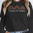 Rainbow Parents As Teachers Early Childhood Educator PAT Women Crewneck Sweatshirt, funny design Rainbow Parents As Teachers Early Childhood Educator PAT Women Crewneck Sweatshirt, funny design