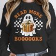 Read More Books Halloween Retro Pumpkin Reading Fall Teacher Women Crewneck Sweatshirt, funny design Read More Books Halloween Retro Pumpkin Reading Fall Teacher Women Crewneck Sweatshirt, funny design