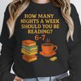 Reading 67 Meme English Teacher 6 7 Book Lover Humor Women Crewneck Sweatshirt, English Teacher Gifts, funny design