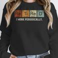 Retired Chemistry Teacher Science Retirement Chemistry Women Crewneck Sweatshirt, Science Teacher Gifts, funny design