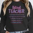 Retiring Teacher Tshirt For Retired Teachers For Men Women Women Crewneck Sweatshirt, funny design Retiring Teacher Tshirt For Retired Teachers For Men Women Women Crewneck Sweatshirt, funny design