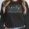 Retro Early Intervention Teacher Intervention Specialist Women Crewneck Sweatshirt, funny design Retro Early Intervention Teacher Intervention Specialist Women Crewneck Sweatshirt, funny design