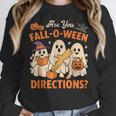 Retro Are You Fall O Ween Directions Ghost Teacher Spooky Women Crewneck Sweatshirt, funny design Retro Are You Fall O Ween Directions Ghost Teacher Spooky Women Crewneck Sweatshirt, funny design