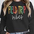 Retro Field Trip Vibes Vintage Field Trip Vibes Teacher Kids Women Crewneck Sweatshirt, funny design