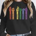 Retro Be Kind ASL Deaf Teacher Sign Language Gay Pride Women Crewneck Sweatshirt, funny design Retro Be Kind ASL Deaf Teacher Sign Language Gay Pride Women Crewneck Sweatshirt, funny design