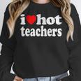 Retro I Love Hot Teachers Vintage I Heart Hot Teacher Men Women Girls Kids Women Crewneck Sweatshirt, funny design