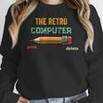 Retro Old-School Computer Pencil Tech Teacher Women Crewneck Sweatshirt, Retro Computer Gifts, funny design Retro Old-School Computer Pencil Tech Teacher Women Crewneck Sweatshirt, Retro Computer Gifts, funny design